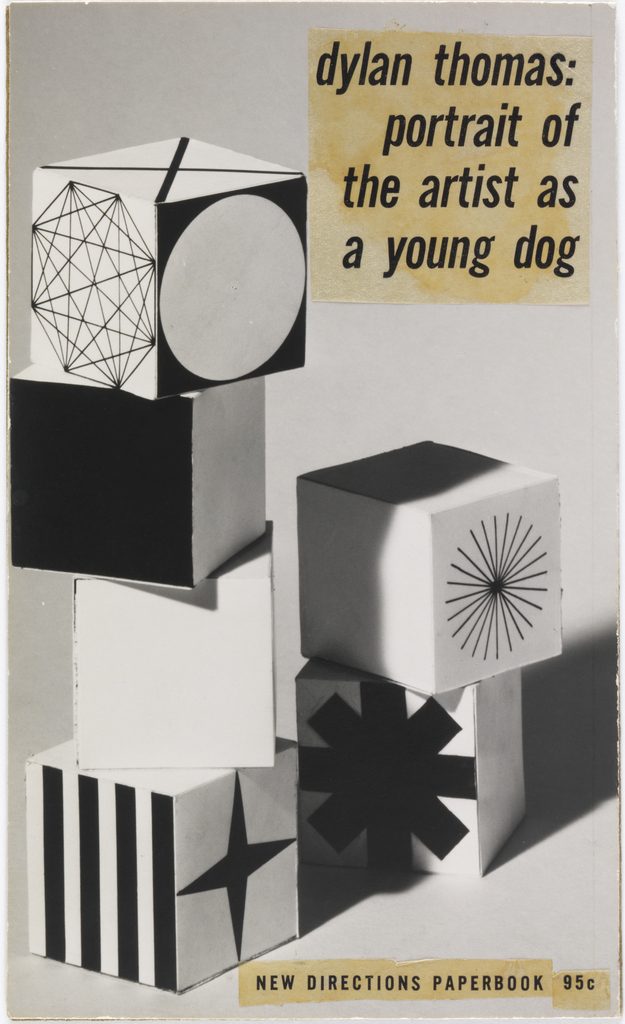 Maquette, Maquette of book cover design: Dylan Thomas, Portrait of a Young Artist as a Young Dog